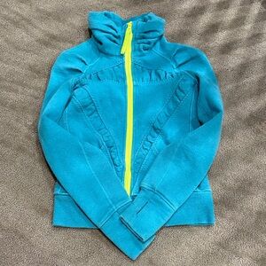 Blue Ivivvia by lululemon zip up sweater size 10 kids